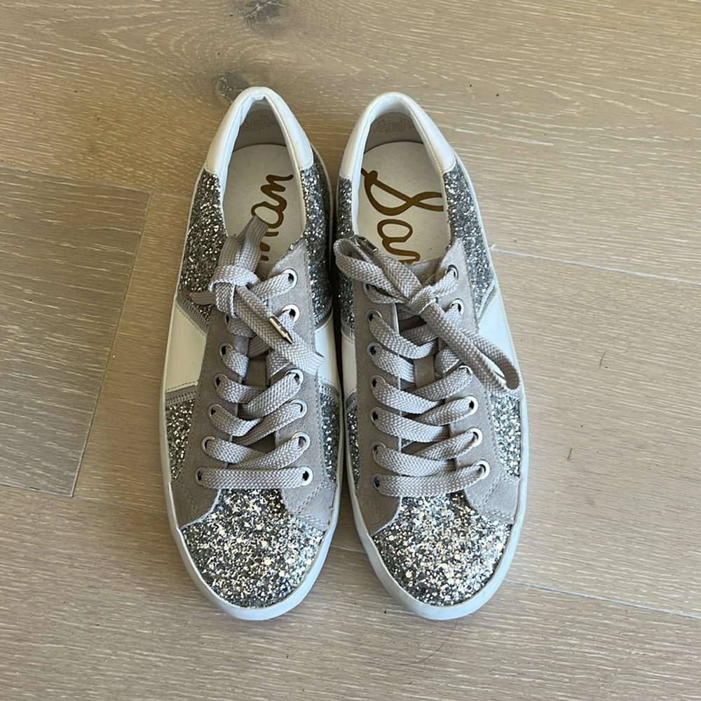 Sam Edelman, Women’s glitter, tennis shoes, size 7.5